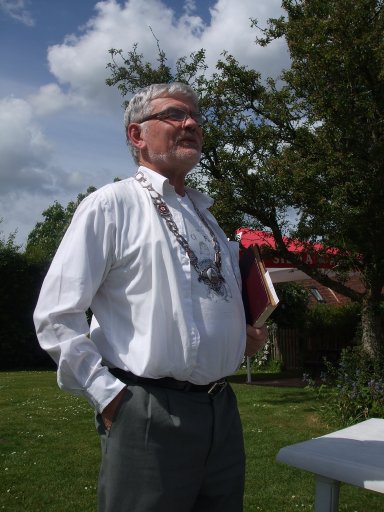 FOFB Chairman Dave - looking regal with AOFB Chairmans Chain