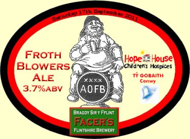 Facers Frothblowers ale pump clip