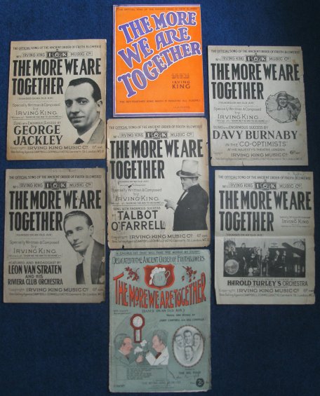 Selection of AOFB anthem sheet music Selection of AOFB anthem sheet music