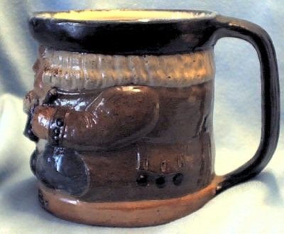 Toby jug from the side